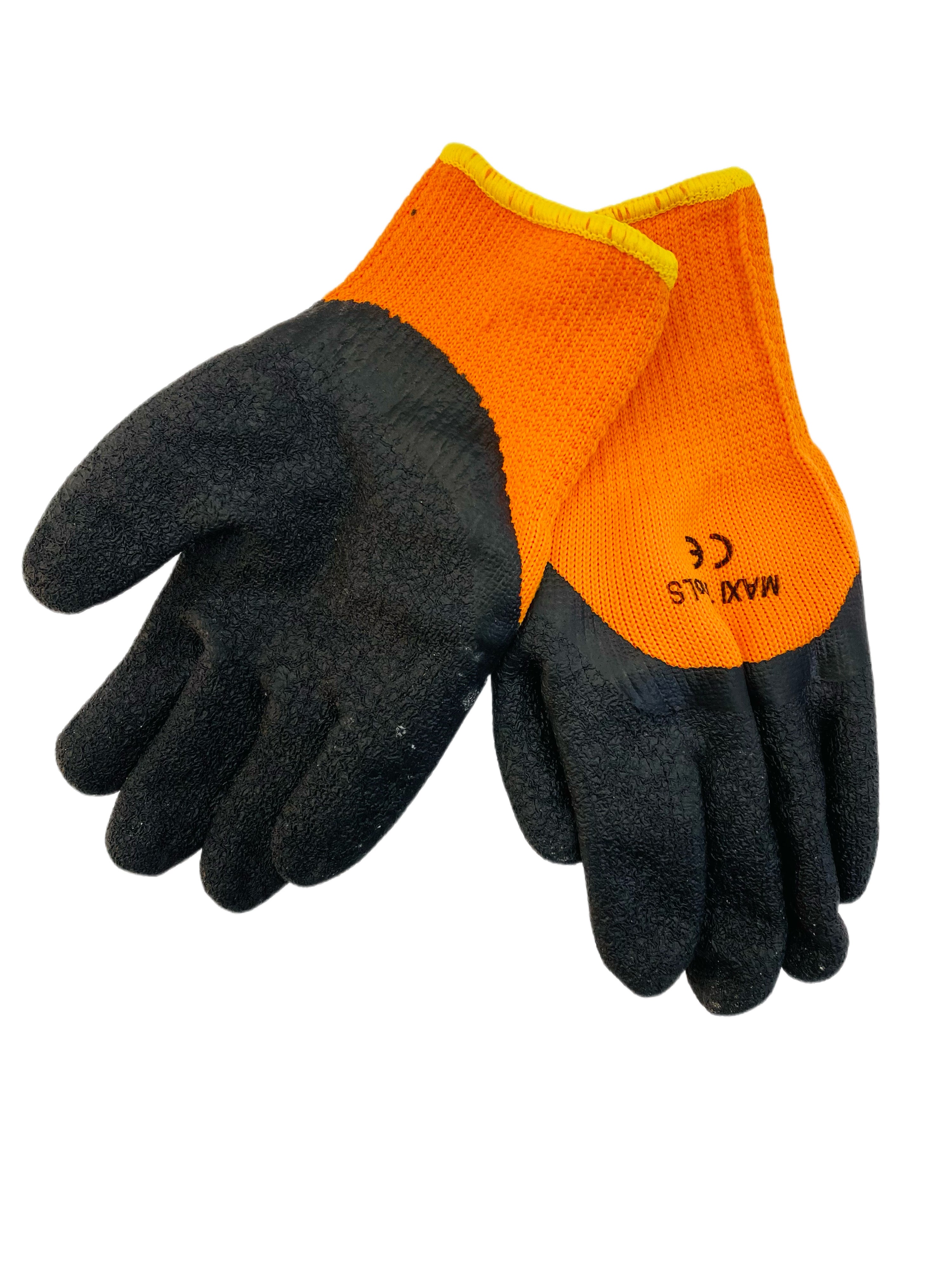GUANTES TRABAJO NARANJA NEGRO GUANTES TRABAJO NARANJA NEGRO
